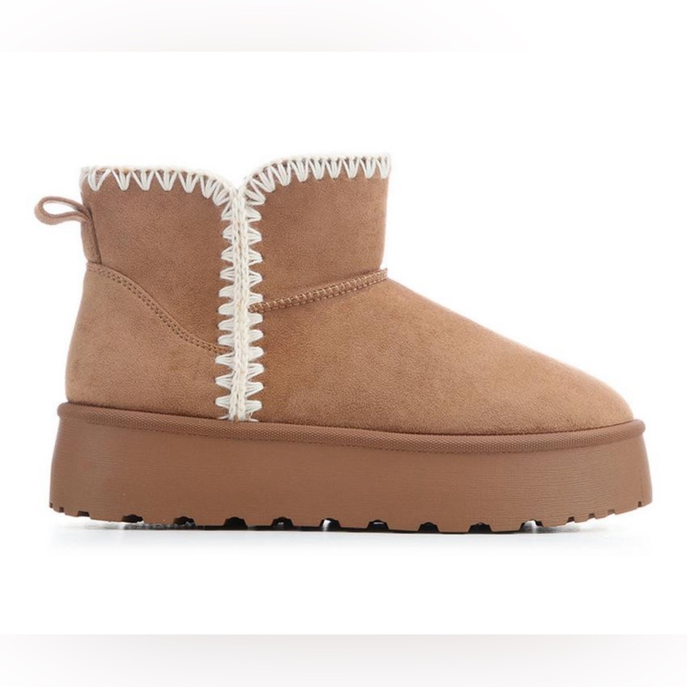 Jellypop Laiken Whipstitch Faux Suede‎ Bootie Size 8.5